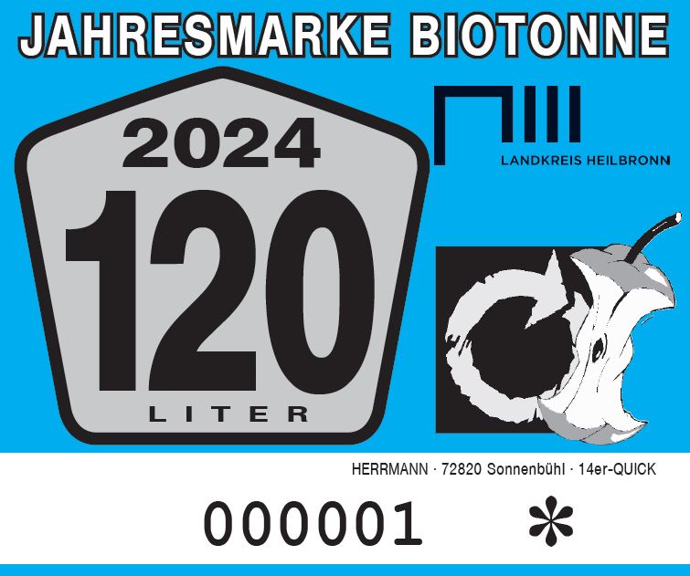 Jahresmarke 120-Liter-Biotonne