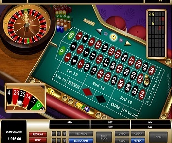 American Roulette wheel online